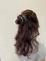 アグランテトラ 野田阪神店(a Gland tetra) ゆるふわハーフアップ☆ヘアアレンジ　お呼ばれパーティ♪