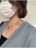BOB×インナーカラー★ピンクアッシュ