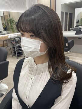 エイト 吉祥寺店(EIGHT) 顔まわりレイヤー　艶カラー　韓国風スタイル