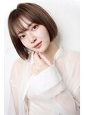 シースルーバング/ミニボブ/20代30代40代/髪質改善 北千住 w07