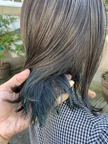 ブッディ(BDY)&nbsp;インナーカラー☆グレージュ×グリーン