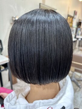 クレーヌ(CREINE) イメチェン切りっぱなしボブ10代20代30代40代