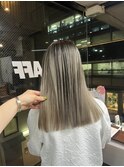 #ショコラアッシュ#ヘルシースタイル#ふんわりカール