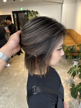 メリー オオサカ(Merly Osaka) 派手すぎない！中明度バレイヤージュ_dark greige_