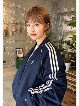 ムード タテマチ(mood tatemachi) ハンサムショート/ミルクティー