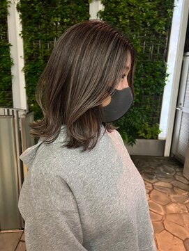 ジルブラン 横浜関内(JIL BLAN) ハイライトバレイヤージュダブルカラーケアプリーチ30代40代