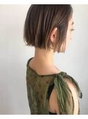 切りっぱなしストレートボブ