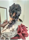 編み下ろしツイン
