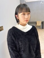 オズ 郡山桑野店(OZ)&nbsp;イメチェンハッシュカットフルバング似合わせレッドブラウン