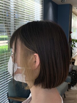 アース 三田南ウッディタウン店(HAIR&MAKE EARTH) 20代30代40代大人かわいいミルクティーベージュインナーカラー