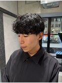 シャドウパーマ くせ毛風 無造作パーマ 新宿 塩澤太一