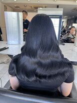 ブレンド 渋谷(BLend)&nbsp;縮毛矯正.レイヤーカット.ブルーブラック.髪質改善. ヘアカラー