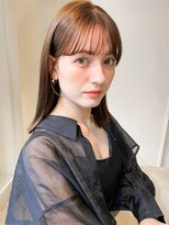 レア 表参道(L'ea)&nbsp;黒髪クラゲヘアーオリーブグレー小顔ココアベージュ