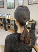 【WAVY hair set】大人上品ローポニー
