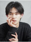 韓国ニュアンスパーマシャドウパーマワックスなしセンターパート
