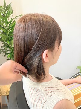 アイノ(AINO.) 肩上ボブ×イヤリングカラー[茅ヶ崎/茅ヶ崎駅/湘南]