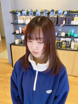 サラ ビューティ サイト 春日(SARA Beauty sight) レイヤー/顔周り/ピンクブラウン/ブラウン