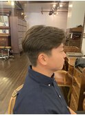毛流れが綺麗に見えるナチュラルパーマ