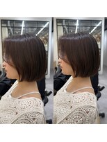 ロンドプロフィール 浦和(Lond profil)&nbsp;イメチェン　ボブ　外ハネボブ　美髪　ホワイトブロンド　韓国