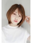 【GEEKS渋谷】レイヤーボブ/ヌーディーベージュ/夏カラー/ウルフ