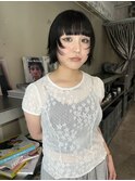 シャギーレイヤーボブ