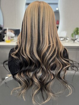 エルビービューティーサロン(LB Beauty Salon)の写真/【池袋エリアでは希少な《羽エクステ》導入店!】エクステ×透明感カラーで外国人風スタイルを実現します*