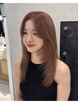 ザザ シンジュク(ZA/ZA shinjuku) 夏のピンクオレンジカラー
