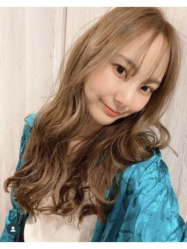 リゲルバイキング(Rigel by KING) 地毛風カールエクステ×ハニーベージュ