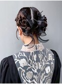 おくれ毛ロングくびれヘア韓国ヘア顔周りレイヤー_ba553344