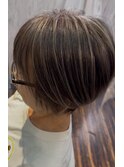 白髪ぼかしハイライト
