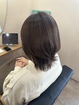 ライフ 四条畷店(Lyfe)&nbsp;ウルフレイヤーカット_ダークアッシュ髪質改善_483