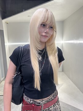 ワンカラー/ブリーチカラー/髪質改善/ハイトーンカラー