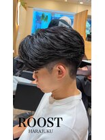 ルースト 原宿店(ROOST)&nbsp;MEN’S HAIR/サーフカール/刈り上げセンターパート/髪質改善