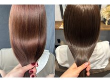 【高濃度水素ケアで、カラーの負担に配慮】高濃度水素ケアで、カラーを楽しみながら守る