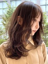 ピークアブー 原宿ハラカド(PEEK-A-BOO)&nbsp;セミロング/顔まわりレイヤー/簡単スタイリング/くせ毛/デジパ