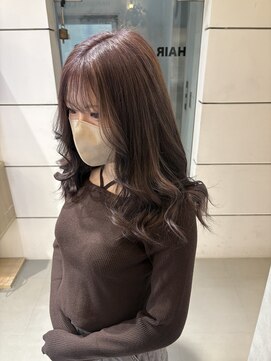 ヘアーメイクチック(HAIR MAKE CHiC) ラベンダーブラウン　透明感カラー　チョコレートブラウン