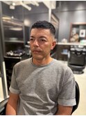 MEN’S HAIR/サーフカール/刈り上げセンターパート/広尾駅