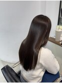 ミルクティーブロンド/ダークブルー/デジタルパーマ/辻堂駅