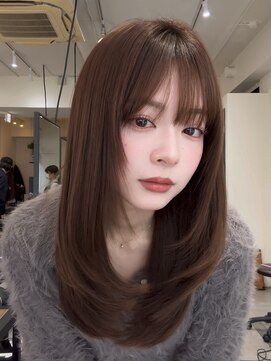 コート 表参道(Cote) 美髪レイヤーカット/くびれ巻き髪/ベージュカラー/縮毛矯正