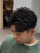フィフス 渋谷(fifth) シャドウパーマフェザーパーママッシュ×センターパート2Way