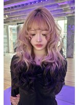 ジゼル ビエラ博多テラス店(GiseL) ミルクティー×ダークブラウン/デザインカラー
