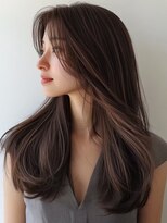 ビバラヘアー(VIVA LA HAIR)&nbsp;髪質改善 透明感カラー 20代 ブラウンベージュ レイヤー