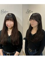 フィー 北千住店(fee)&nbsp;［ＹＵＩstyle］伸ばしてるけどイメージ変えたい！韓国レイヤー