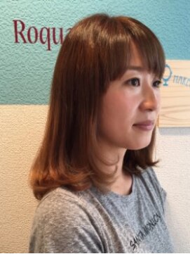 ロカット サロン(Roquat Salon) セミロングボブ【ヘアアレンジ　浴衣/立川/立川南口/八王子】