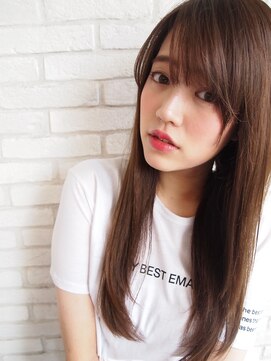 エス ヘアメイク スペース(es hair make space) 艶やかストレートスタイル『武蔵小山』