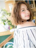 ■オンブレxウェーブパーマ抜け感小顔ボブ12★川口20代30代40代