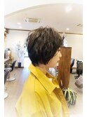 丸みショートボブ