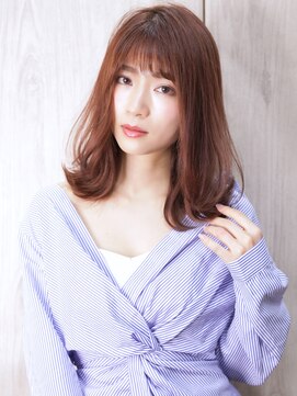 オウル(Owll) 【Owll】レイヤーボブ　艶髪ピンクブラウン