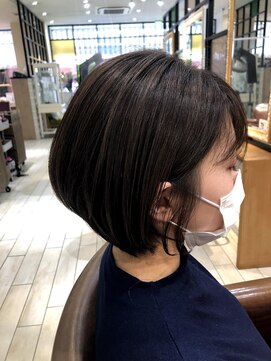 ネオリーブ ジューク 日吉店(Neolive JuQ) くびれボブ　ナチュラルハイライト