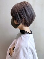 アイティーバイアルバム 松戸店(IT by ALBUM)&nbsp;グレージュショート_ミニウルフテラコッタくすみブルー_ba327521